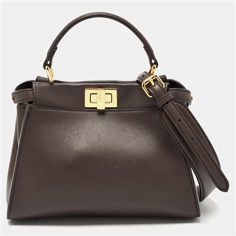 fendi top handle bag review|buy Fendi peekaboo bag online.